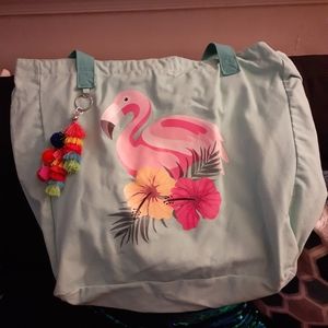 Flamingo Beach Bag